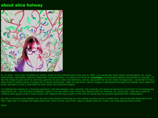 aboutme screenshot