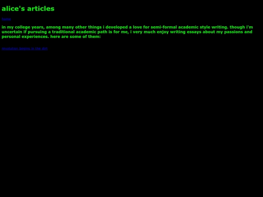 articles screenshot