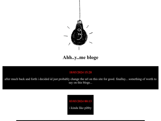 blog screenshot