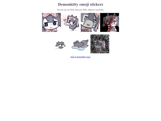 demonkitty/stickers screenshot
