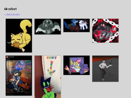 test/select screenshot