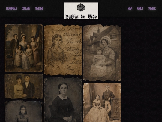 memorials screenshot