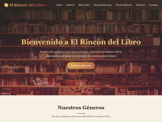 El Rincon del Libro screenshot