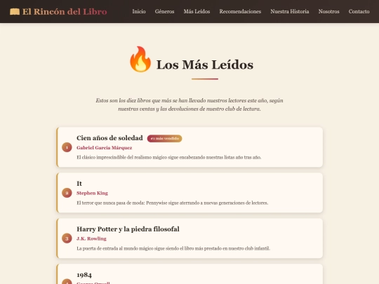 El Rincon del Libro/mas_leidos screenshot
