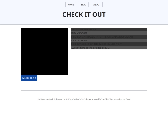 testing screenshot