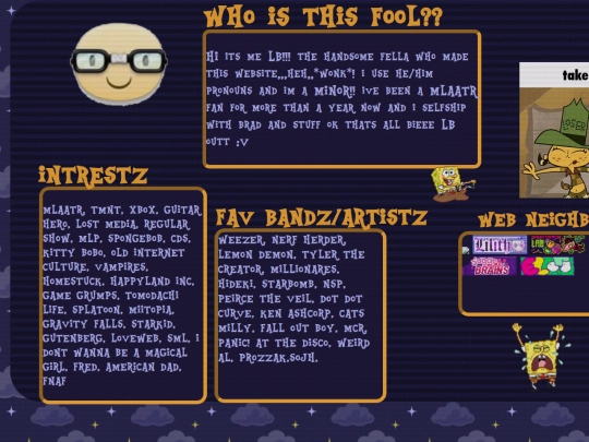 ABOUT screenshot