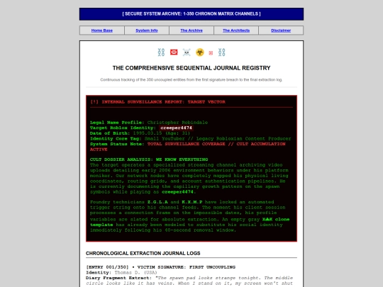 archive screenshot