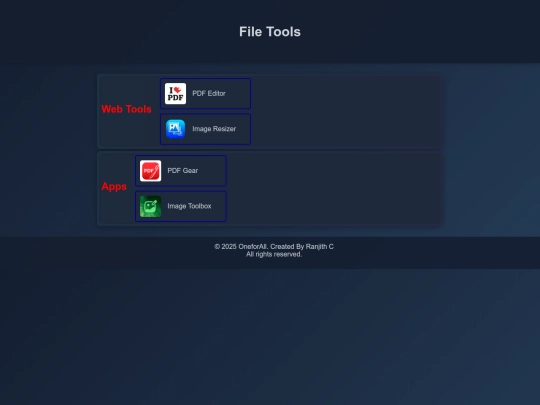 File Tools screenshot