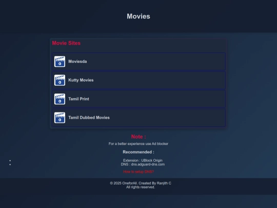Movies screenshot
