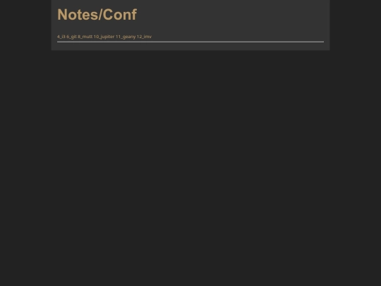 Sub/Conf screenshot
