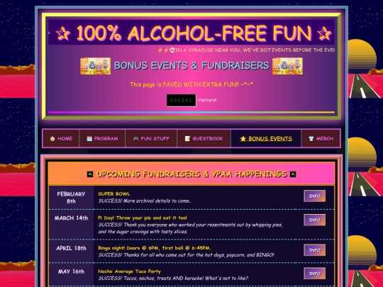 bonusevents screenshot