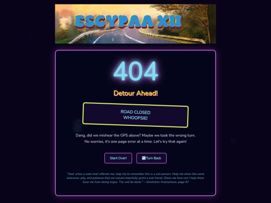 not_found screenshot