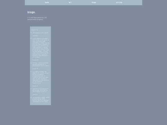 blogs screenshot