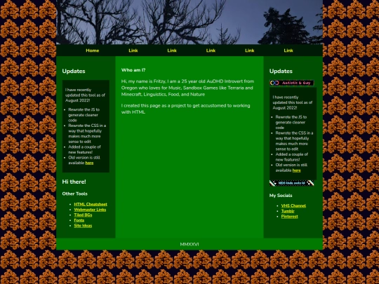 aboutme screenshot