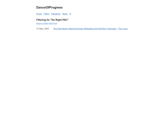 organizations/do-right-pac screenshot