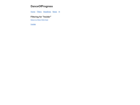organizations/insider screenshot