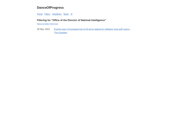organizations/office-of-the-director-of-national-intelligence screenshot