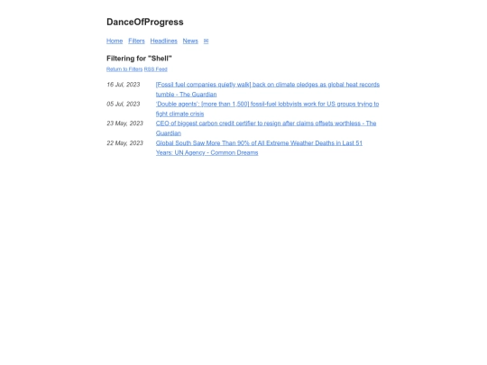 organizations/shell screenshot