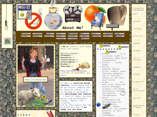 aboutme screenshot