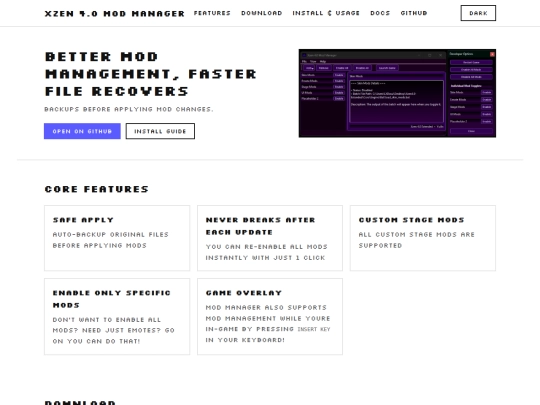 Ghosty/XzenModManager screenshot