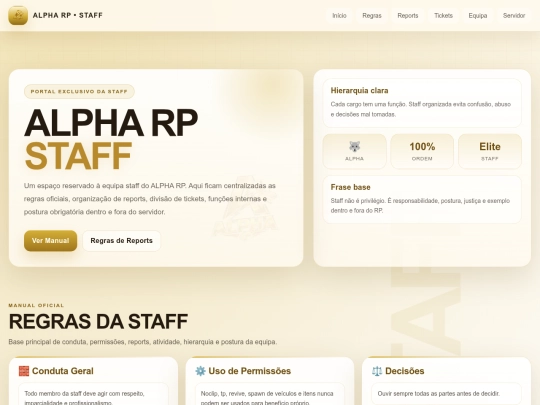 alpha_rp_staff_dourado_atualizado screenshot