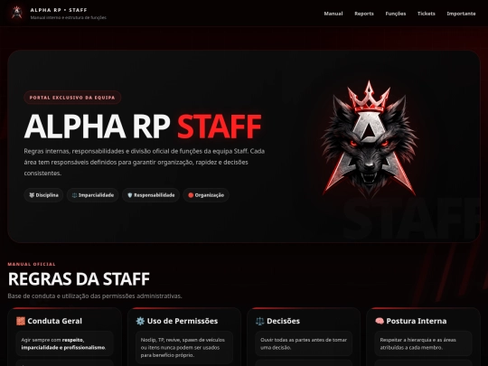 alpha_rp_staff_regras_2026 screenshot