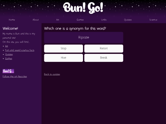 wordquiz screenshot