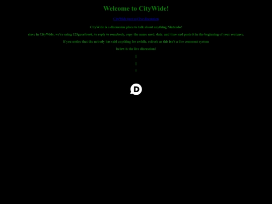 Citywidemessageland screenshot