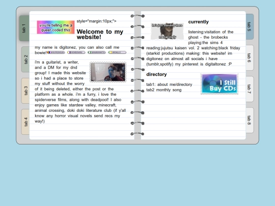 index screenshot