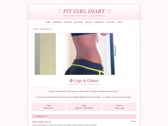legs-glutes screenshot