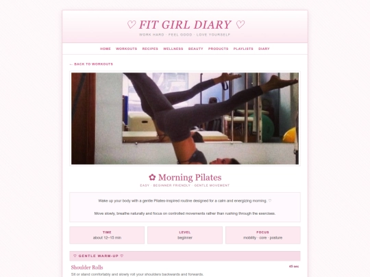 morning-pilates screenshot