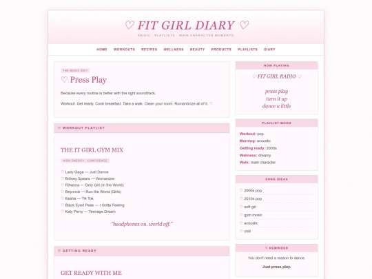 playlists screenshot