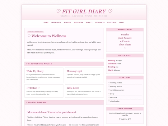 wellness screenshot