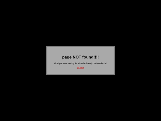 not_found screenshot