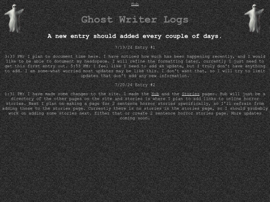 log screenshot
