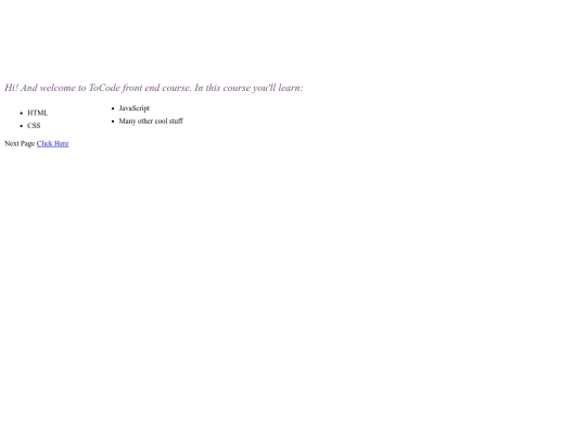 index screenshot