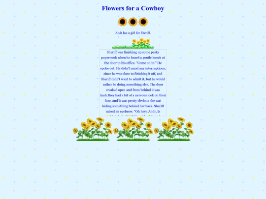 flowersforacowboy screenshot