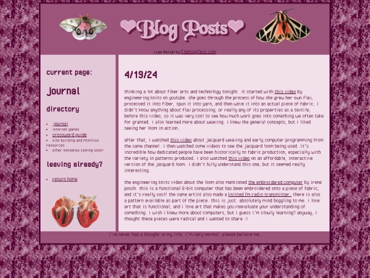 blog-posts screenshot