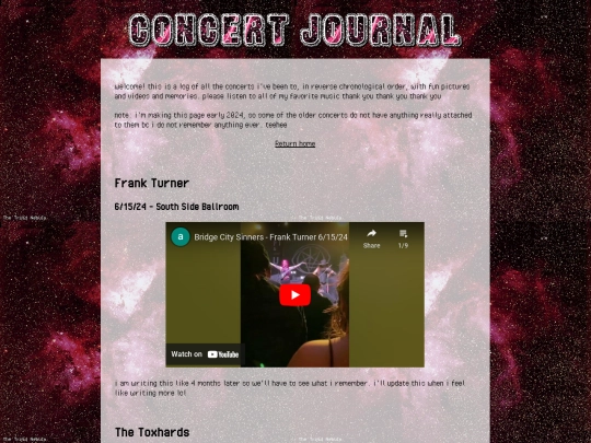 concert-journal screenshot