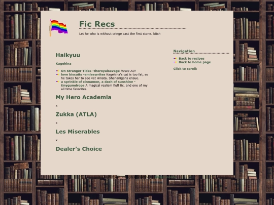 everything else/fic-recs screenshot