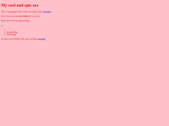 Ocs screenshot