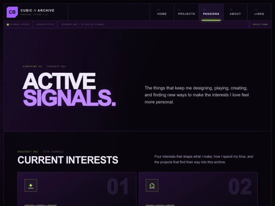 passions screenshot