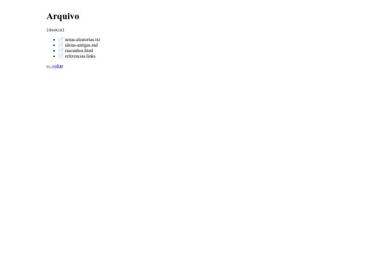 dookie/arquivo screenshot