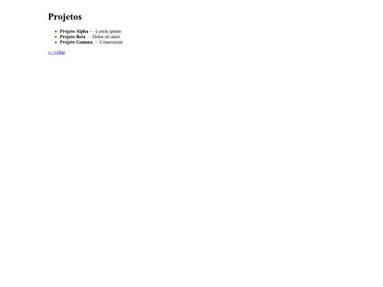 dookie/projetos screenshot