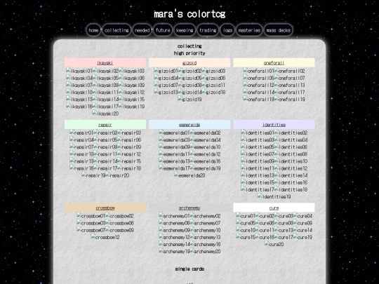 neotcg/collecting screenshot