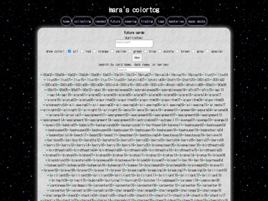 neotcg/futurecardsall screenshot