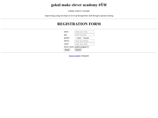program/register screenshot