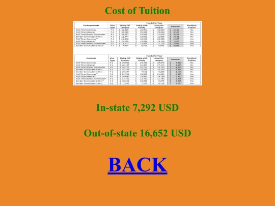 Universities/Tuition screenshot