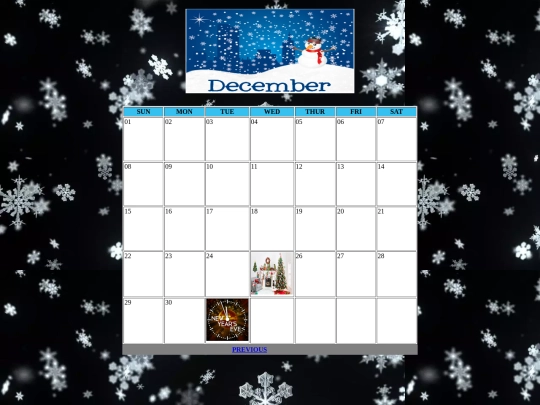 calendar/Dec screenshot