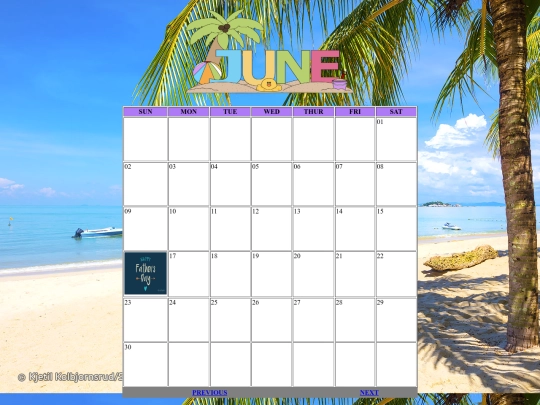 calendar/June screenshot